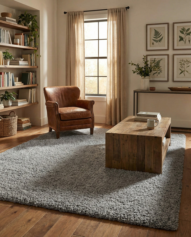 Alpine Plush Collection Area Rug - Verbier Rectangle LGrey  lifestyle 25