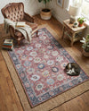 Heritage Elegance Collection Area Rug -  Gatchina Rectangle Vintage Red  lifestyle 4