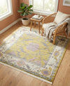 Arcadia Rugs Collection Area Rug - Eden (Green) Square Green  lifestyle 72