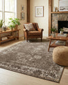 Riviera Elegance Collection Area Rug - Antibes (Brown) Rectangle Brown  lifestyle 21
