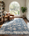 Cascade Range Collection Area Rug -  Shasta (Blue) Rectangle Blue  lifestyle 22