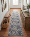 Aegean Elegance Collection Area Rug -  Rhodes Runner Gray Cream  lifestyle 53