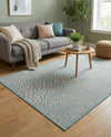 Urban Oasis Rugs Collection Area Rug -  Terrace (Pink and Aqua) Rectangle Pink and Aqua  lifestyle 7