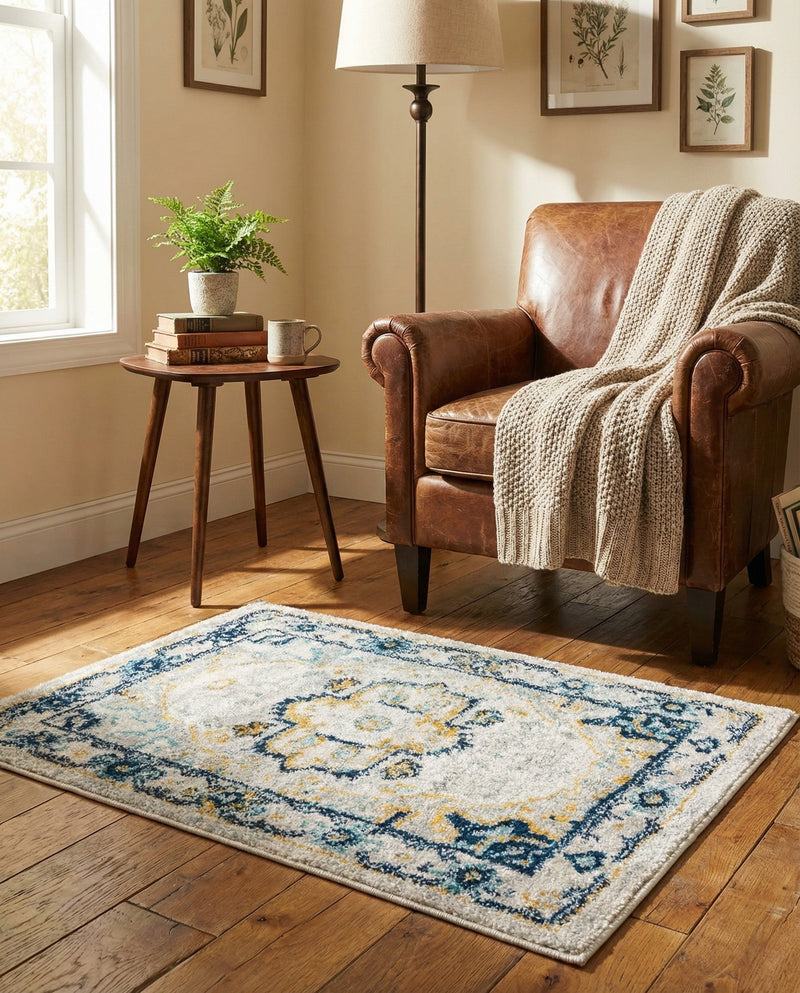 Parisian Elegance Collection Area Rug - Versailles (Gray) Rectangle Gray  lifestyle 10