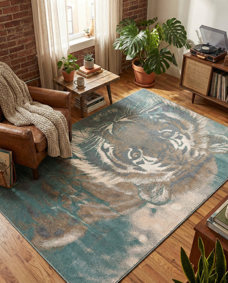 Savannah Sojourn Collection Area Rug -  Okavango Rectangle Multi  lifestyle 21