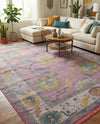 Arcadia Rugs Collection Area Rug - Eden (Pink) Rectangle Pink  lifestyle 16
