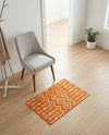Marrakech Lattice Collection Area Rug - Medina (Orange) Rectangle Orange  lifestyle 21