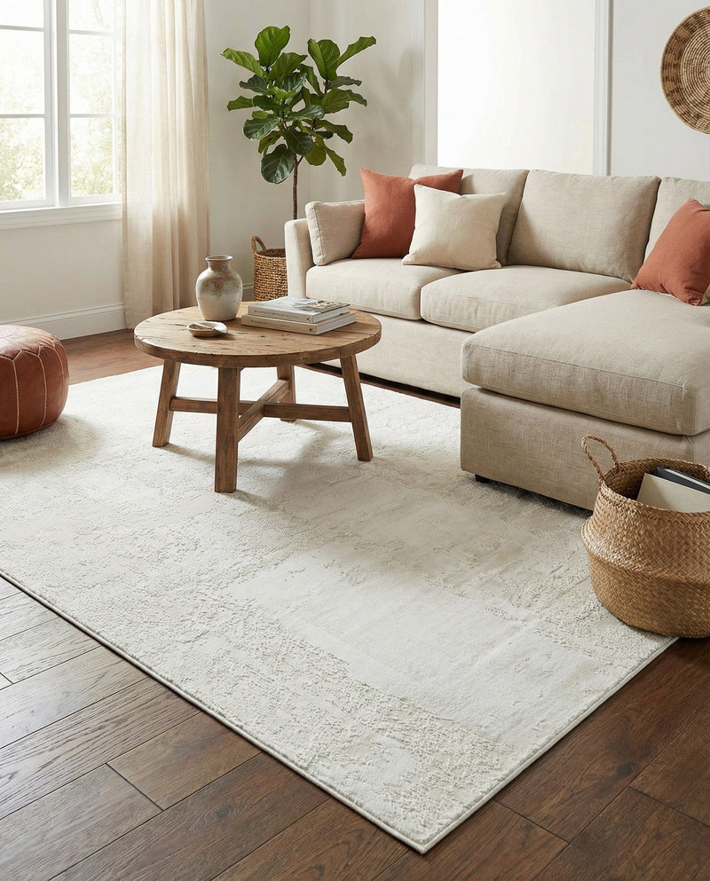 Bloomsbury Elegance Collection Area Rug -  Belgravia Rectangle Ivory  lifestyle 58