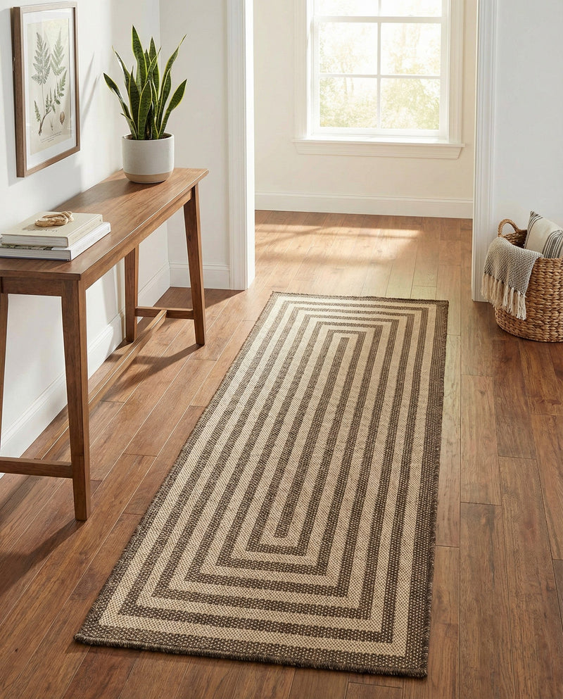 Sahara Sands Collection Area Rug -  Abydos Runner Natural and Brown  lifestyle 40