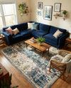 Savannah Elegance Collection Area Rug -  Azalea Rectangle Ivory  lifestyle 9