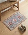 Heritage Elegance Collection Area Rug -  Neuschwanstein Rectangle Light Blue  lifestyle 25