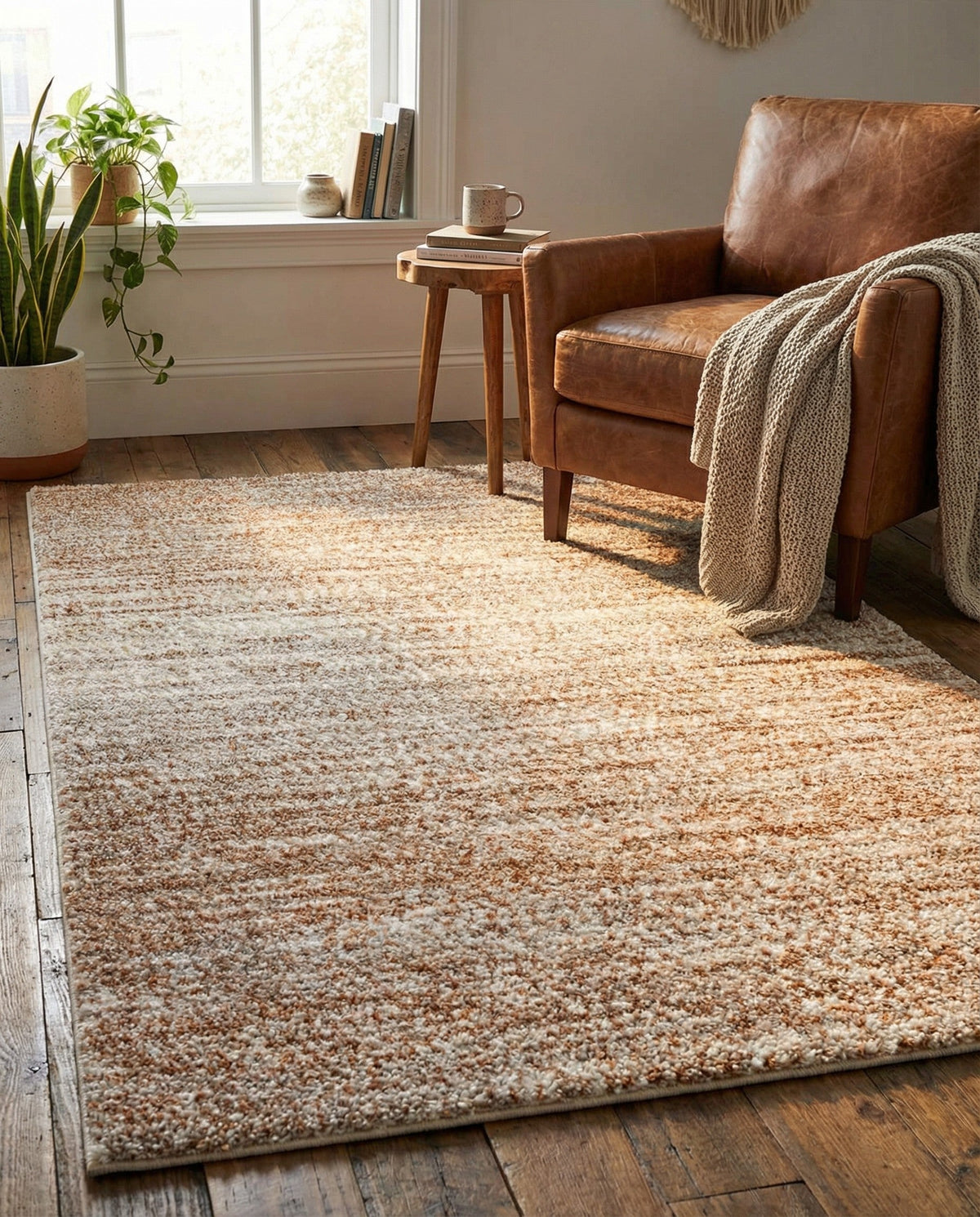Sienna Collection Area Rug -  Verona Rectangle Smokey Taupe  lifestyle 49