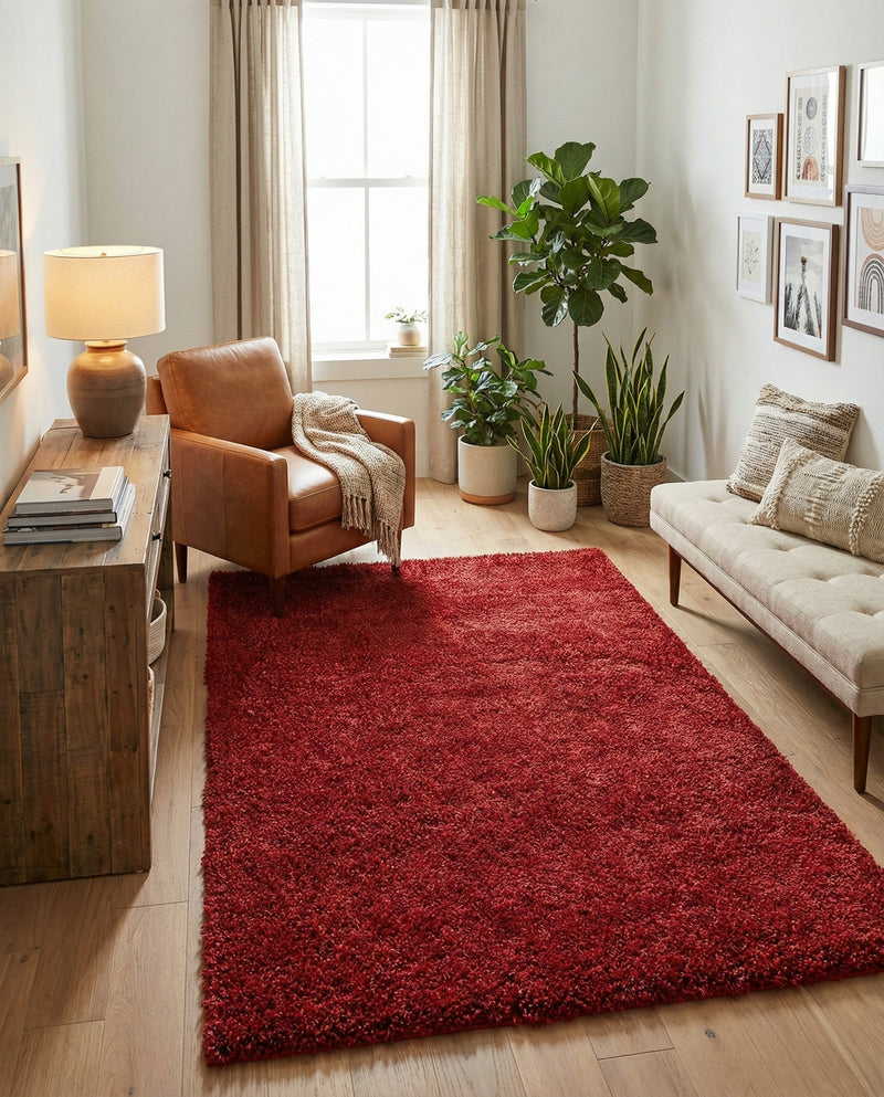 Alpine Plush Collection Area Rug -  Cortina (Poppy) Rectangle Poppy  lifestyle 15