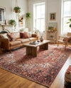 Bazaar Chic Collection Area Rug -  Essaouira Rectangle Rust Red  lifestyle 22