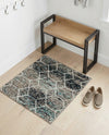 Trellis Mosaic Collection Area Rug - Arborville (Blue Multi) Rectangle Blue Multi  lifestyle 14