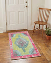Heritage Elegance Collection Area Rug -  Winterthur (Green) Runner Green  lifestyle 47