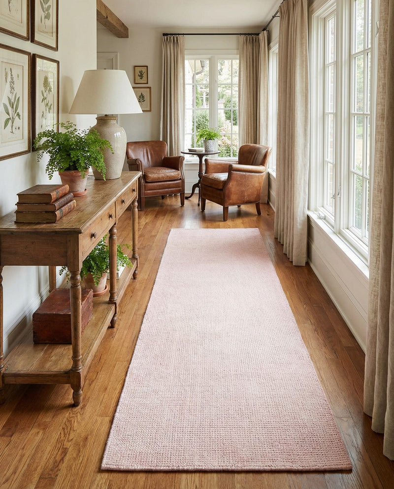 Berkshire Estate Collection Area Rug - Windsor (English Rose) Runner English Rose  lifestyle 45
