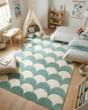 Wonder Tykes Collection Area Rug - Sparklewood Rectangle Soft Green  lifestyle 19