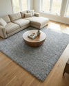 Cozy Comfort Shag Collection Area Rug - Haven (Cloud Gray) Square Cloud Gray  lifestyle 64