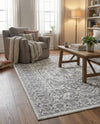 Charleston Elegance Collection Area Rug - Harborview Rectangle White  lifestyle 19
