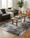 Copenhagen Comfort Collection Area Rug -  Roskilde Rectangle Gray  lifestyle 8