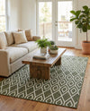 Urban Oasis Rugs Collection Area Rug -  Boulevard (Green) Rectangle Green  lifestyle 6