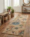 Benares Handwoven Jute Collection Area Rug -  Ramnagar Runner Multi  lifestyle 30