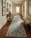 Isfahan Elegance Collection Area Rug - Naghsh-e Jahan (Light Blue) Runner Light Blue  lifestyle 52