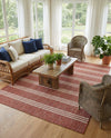 Urban Oasis Rugs Collection Area Rug -  District (Rust Red) Rectangle Rust Red  lifestyle 10