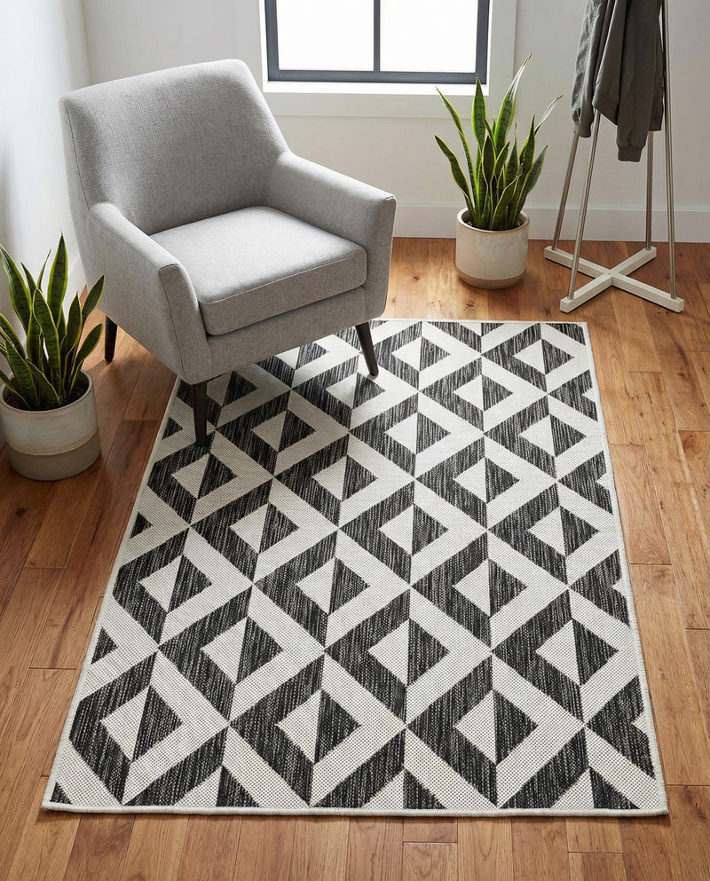 Urban Oasis Rugs Collection Area Rug -  Highrise (Charcoal Gray) Rectangle Charcoal Gray  lifestyle 4