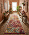 Trellis Mosaic Collection Area Rug - Arborville (Multi) Runner Multi  lifestyle 91