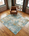 Arcadia Rugs Collection Area Rug -  Nirvana Square Cream Blue  lifestyle 68
