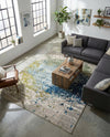 Marrakesh Elegance Collection Area Rug -  Boujad Rectangle Blue  lifestyle 20