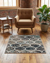 Trellis Mosaic Collection Area Rug -  Pergolatown (Blue Multi) Square Blue Multi  lifestyle 72