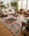 Savannah Threads Collection Area Rug -  Sonoran Rectangle Antique Red  lifestyle 16