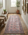 Heritage Elegance Collection Area Rug -  Hampton Runner Antique Red  lifestyle 62