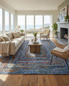 Woven Udaipur Collection Area Rug - Sahara Rectangle Blue and Multi  lifestyle 26