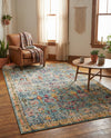 Sierra Collection Area Rug -  Shasta Rectangle Blue  lifestyle 32