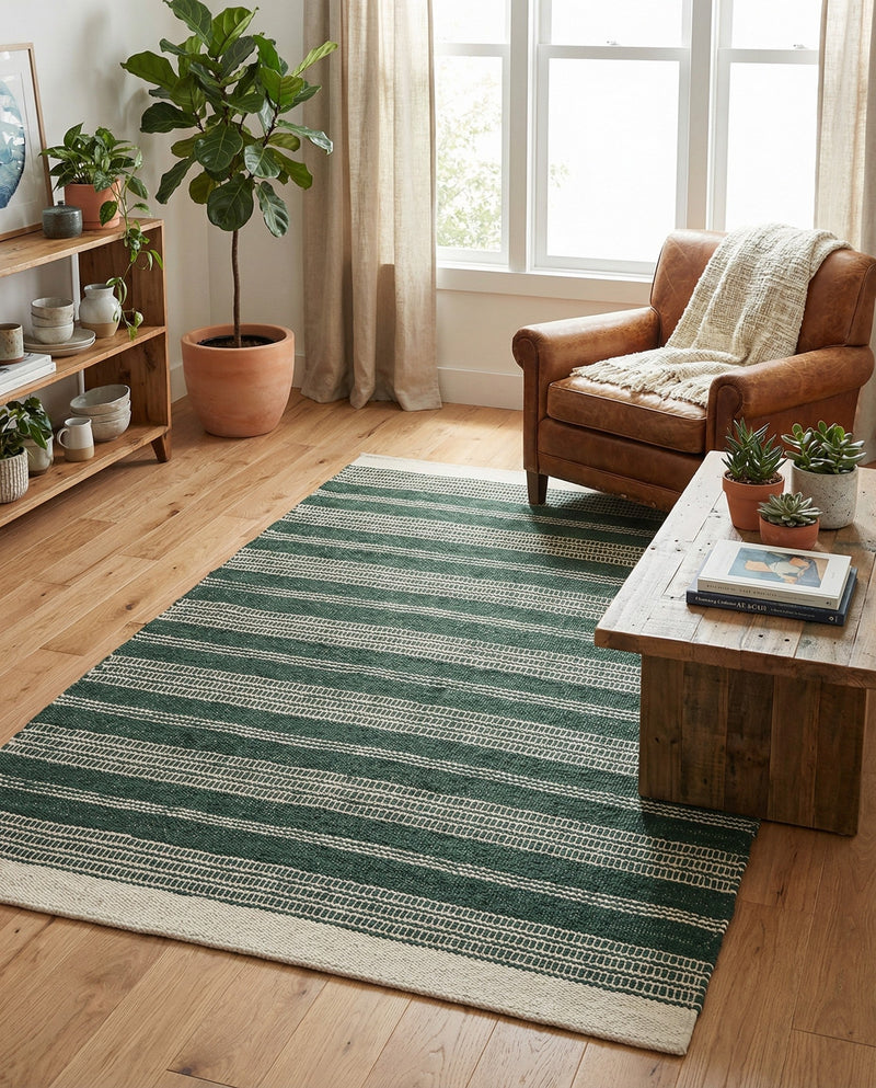 Marina Collection Area Rug - Marina Rectangle Hunter Green  lifestyle 44