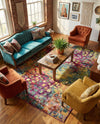 Sevilla Splendor Collection Area Rug -  Andalusia Rectangle Multi  lifestyle 5