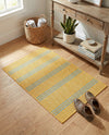 Urban Oasis Rugs Collection Area Rug -  District (Yellow and Aqua) Rectangle Yellow and Aqua  lifestyle 25