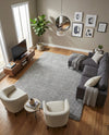 Alpine Plush Collection Area Rug - Verbier Rectangle LGrey  lifestyle 48