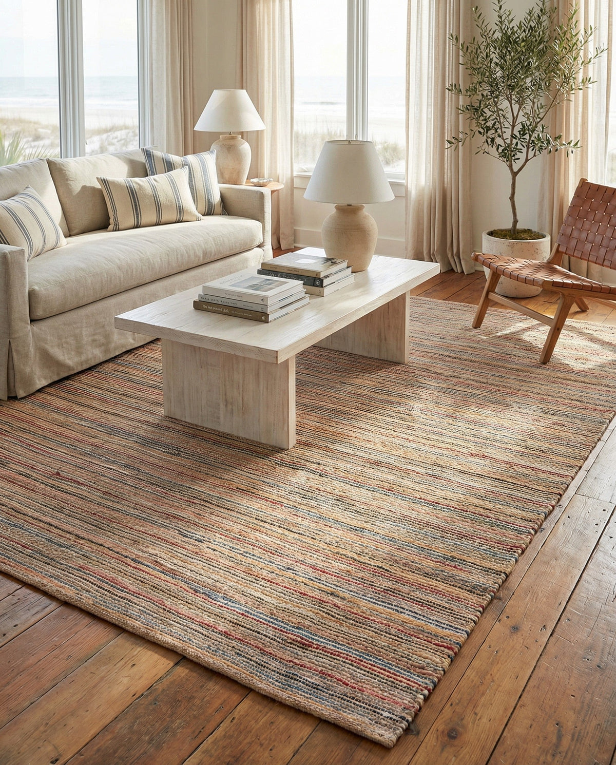 Savannah Jute Collection Area Rug - Serengeti Rectangle Multi  lifestyle 10