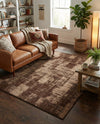 Autumn Meadow Collection Area Rug -  Harvesthill Rectangle Brown  lifestyle 18
