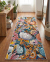 Meadow Breeze Collection Area Rug -  Daffodil Runner Multi  lifestyle 50