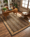 Savannah Sojourn Collection Area Rug -  Limpopo Rectangle Brown  lifestyle 9