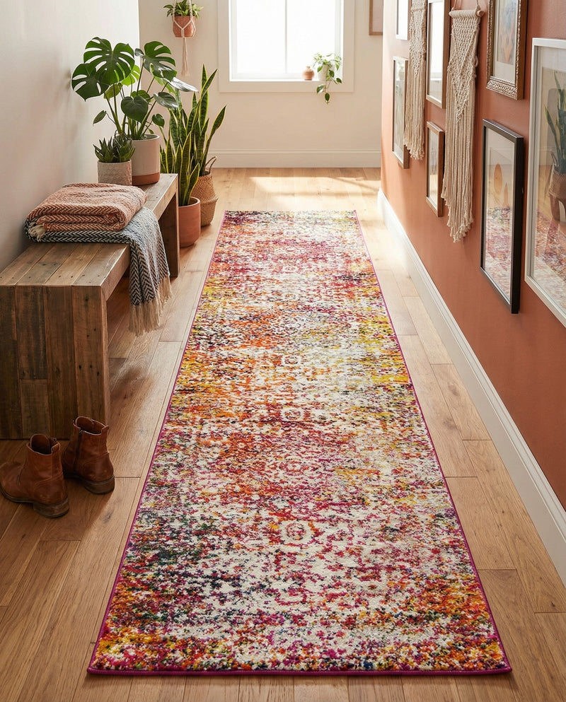 Georgetown Rugs Collection Area Rug - Dupont (Multi) Runner Multi  lifestyle 88