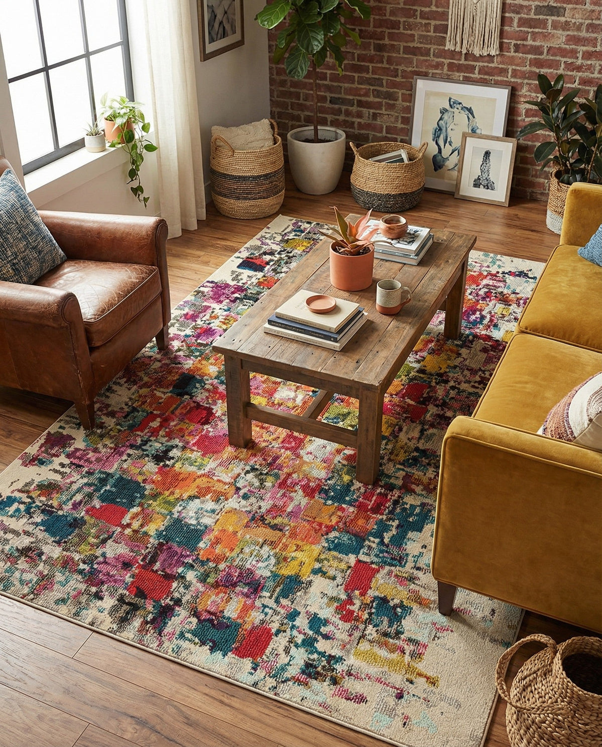Marrakesh Elegance Collection Area Rug -  Azilal Rectangle Multi  lifestyle 17