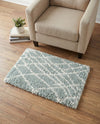 Cozy Haven Shag Collection Area Rug - Serenity (Sage Green) Rectangle Sage Green  lifestyle 24