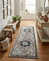 Brighton Terrace Collection Area Rug - Hove (Gray) Runner Gray  lifestyle 57